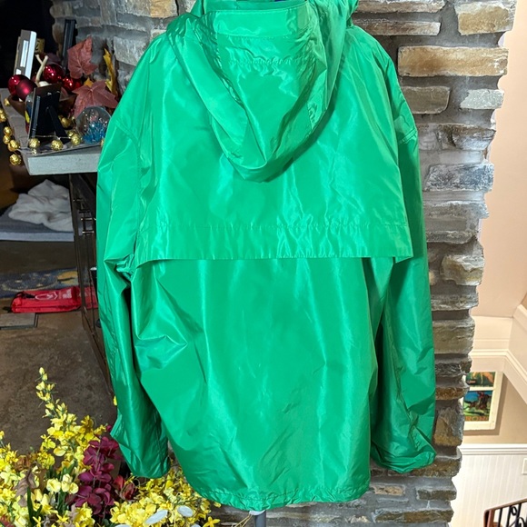 Men’s Green Hooded Polo Ralph Lauren Rain Jacket - Picture 4 of 5